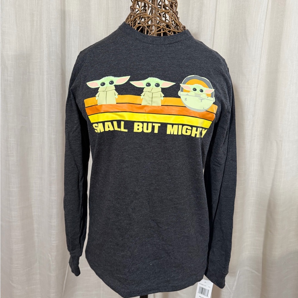 Star Wars Small But Mighty Long Sleeve T Shirt, Boys Size 18/20